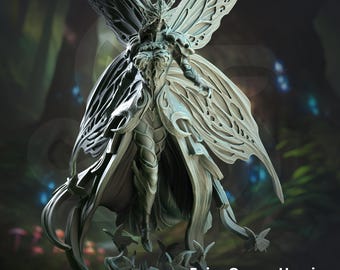 Fairy Pixie Sprite Faerie DnD Miniatures compatible with 28mm 32mm fantasy minis | 50601