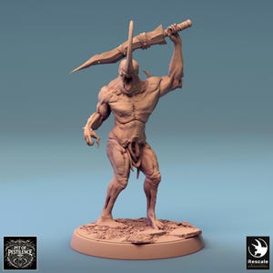 Demon Undead Putrid Servant v21 Premium dnd Miniature Figure Figurine | Resin 3D Printed | 28mm 32mm up to 100mm | 44805