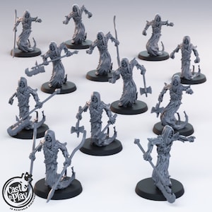 Ghosts Spirits | Premium 3D Printed Fantasy Tabletop Miniatures 28mm 32mm up to 100mm |    dnd  20258