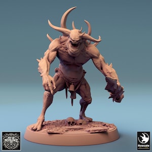 Demon Undead Putrid Servant v7 Premium dnd Miniature Figure Figurine | Resin 3D Printed | 28mm 32mm up to 100mm | 44792