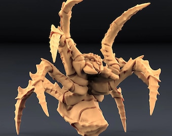 Giant Spider v1 DnD miniatures compatible with 28mm 32mm fantasy minis | 20837_A