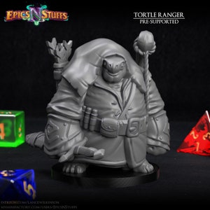 Turtle Tortle Wizard Brute Barbarian Premium dnd Miniature Mini Figure Figurine | 28mm 32mm to 100mm | 45224