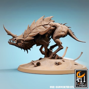 Hell Hound Infernum Dog v2 Premium dnd Miniature Mini | Flesh Hounds HellHound | 43440