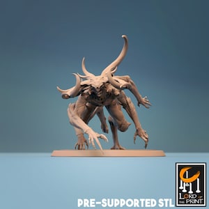 Tormentor Infernum Demon v3 Premium Dnd Mini Miniature Figure Figurine 28mm 32mm to 100mm Resin 3D Printed 44264
