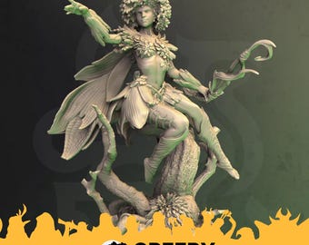 Dryad DnD miniatures compatible with 28mm 32mm tabletop fantasy minis 50698 DM0921