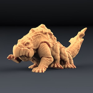Salamander | Premium 3D Printed Fantasy Tabletop Miniature 28mm 100mm | dnd   20840
