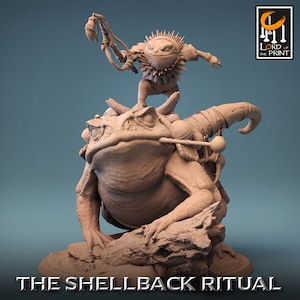 Giant Toad Frog v1 Premium dnd Miniature Mini | Monster Beast | Resin 3D Printed | 43943_46