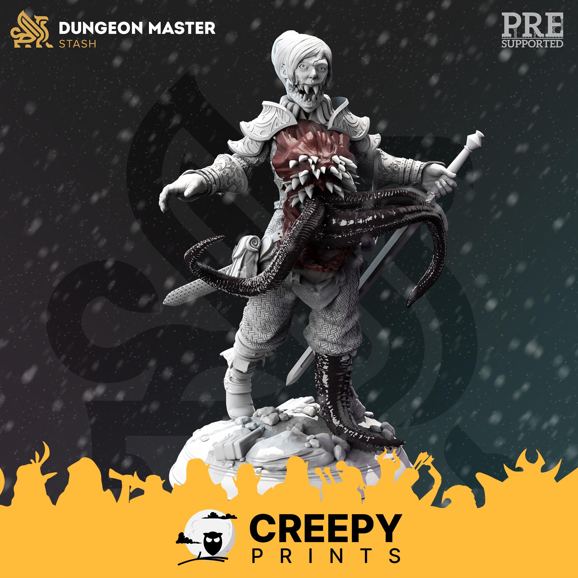 Female Mimic Dnd Miniatures Compatible With 28mm 32mm Fantasy