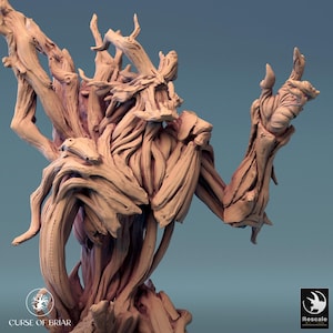 Ent Treant Treeman Treefolk v12 Premium dnd Miniature Mini | Resin 3D Printed | 28mm 32mm to 100mm | 44826
