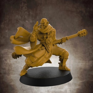 Monk Sorcerer Druid | Premium 3D Printed Fantasy Tabletop Miniature 28mm 32mm to 100mm |  dnd  20318
