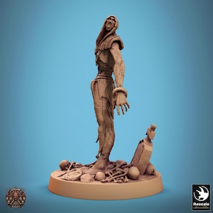 Zombie Undead Skeleton v12 Premium dnd Miniature Figure Figurine | Resin 3D Printed | 28mm 32mm up to 100mm | 46218