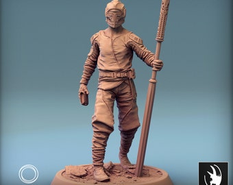 Assassin Rogue v10 DnD Miniatures compatible with 28mm 32mm fantasy minis | 44646