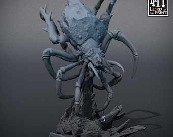 Aranha Gigante V9 Miniaturas de D&D compatíveis com miniaturas de fantasia de 28 mm e 32 mm | 43577