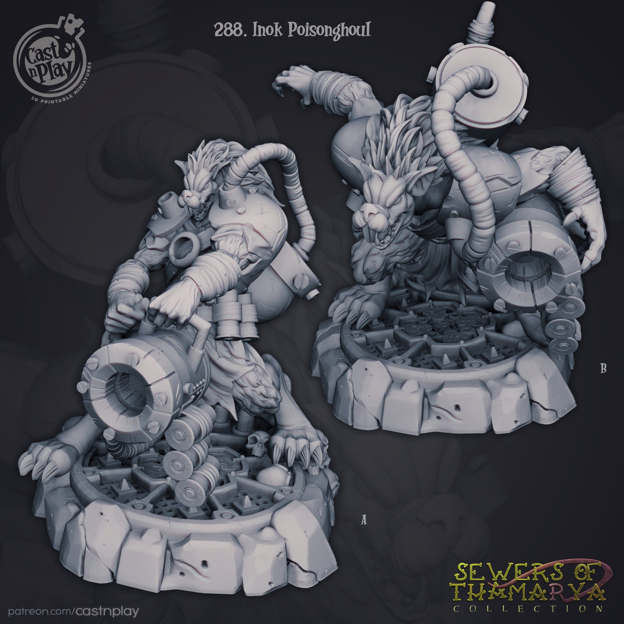 3D Printable Ravenous Hordes - Black Guard Veteran - Free Sample Model by  ResinWarfare