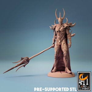 Celestial Warlock DnD miniatures compatible with 28mm 32mm fantasy minis | 44295