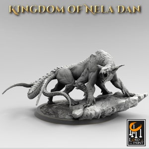 Miniature DnD sostitutive Beast Wild v3 compatibili con miniature fantasy da 28 mm e 32 mm / 43173