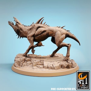 Hell Hound Infernum Dog v4 Premium dnd Miniature Mini | Flesh Hounds HellHound | 43443
