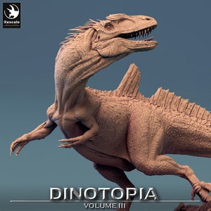 T-Rex Tyrannosaurus Rex Dinosaur v8 Premium dnd Miniature Mini | Monster | Resin 3D Printed | 28mm 32mm 100mm | 44732