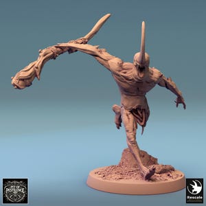 Demon Undead Putrid Servant v16 Premium dnd Miniature Figure Figurine | Resin 3D Printed | 28mm 32mm up to 100mm | 44801