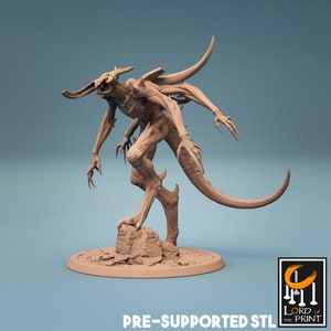 Tormentor Infernum Demon v10 Premium Dnd Mini Miniature Figure Figurine 28mm 32mm to 100mm Resin 3D Printed 44271