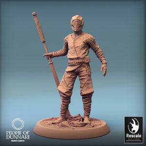 Assassin Rogue Desert People v2 Premium dnd Miniature Mini Figure Figurine | 28mm 32mm up to 100mm | 44638
