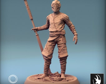 Assassin Rogue v2 DnD Miniatures compatible with 28mm 32mm fantasy minis | 44638