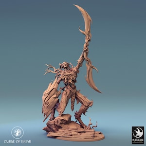 Ent Treant Treeman Treefolk v4 Premium dnd Miniature Mini | Resin 3D Printed | 28mm 32mm to 100mm | 44761