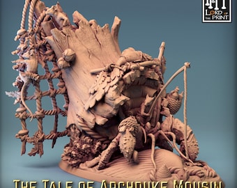 マウスフォーク ヤドカリ ジオラマ DnD ミニチュア 28 mm 32 mm ファンタジーミニチュア対応 | 44140