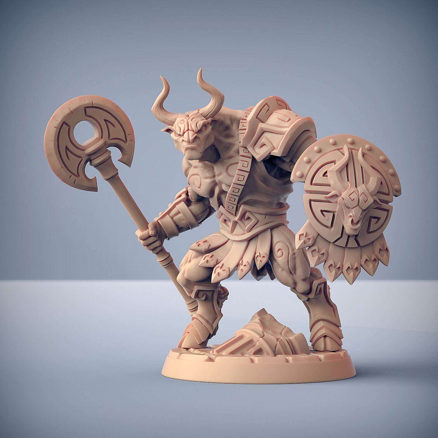 Figurine Minotaure personnage miniature pour enfants dès 3 ans