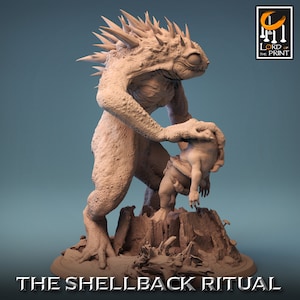 Giant Toad Frog B Premium dnd Miniature Mini | Monster Beast | Resin 3D Printed | 43967