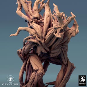 Ent Treant Treeman Treefolk v13 Premium dnd Miniature Mini | Resin 3D Printed | 28mm 32mm to 100mm | 44827