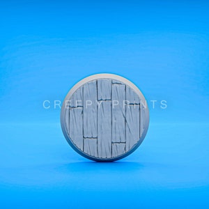 Pack of 9 Round Wood Bases for DnD Miniatures, 25mm 30mm 40mm | p11-9