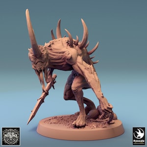 Demon Undead Putrid Servant v13 Premium dnd Miniature Figure Figurine | Resin 3D Printed | 28mm 32mm up to 100mm | 44798