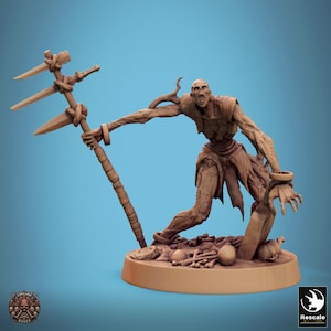 Zombie Undead Skeleton v24 Premium dnd Miniature Figure Figurine | Resin 3D Printed | 28mm 32mm up to 100mm | 46230