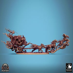Wraith Nightmare Diorama v3 DnD-miniatyrer kompatibla med 28 mm och 32 mm fantasyminier | 46095