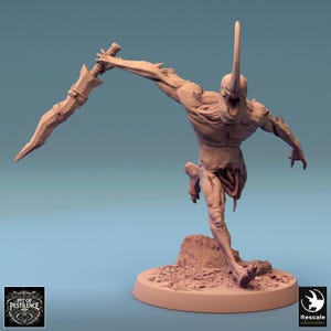 Demon Undead Putrid Servant v17 Premium dnd Miniature Figure Figurine | Resin 3D Printed | 28mm 32mm up to 100mm | 44802