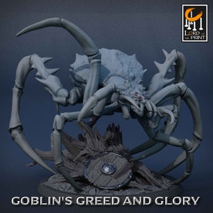 Giant Spider V13 Premium dnd Miniature Mini | 28mm 32mm up to 100mm | Resin 3D Printed | 43591