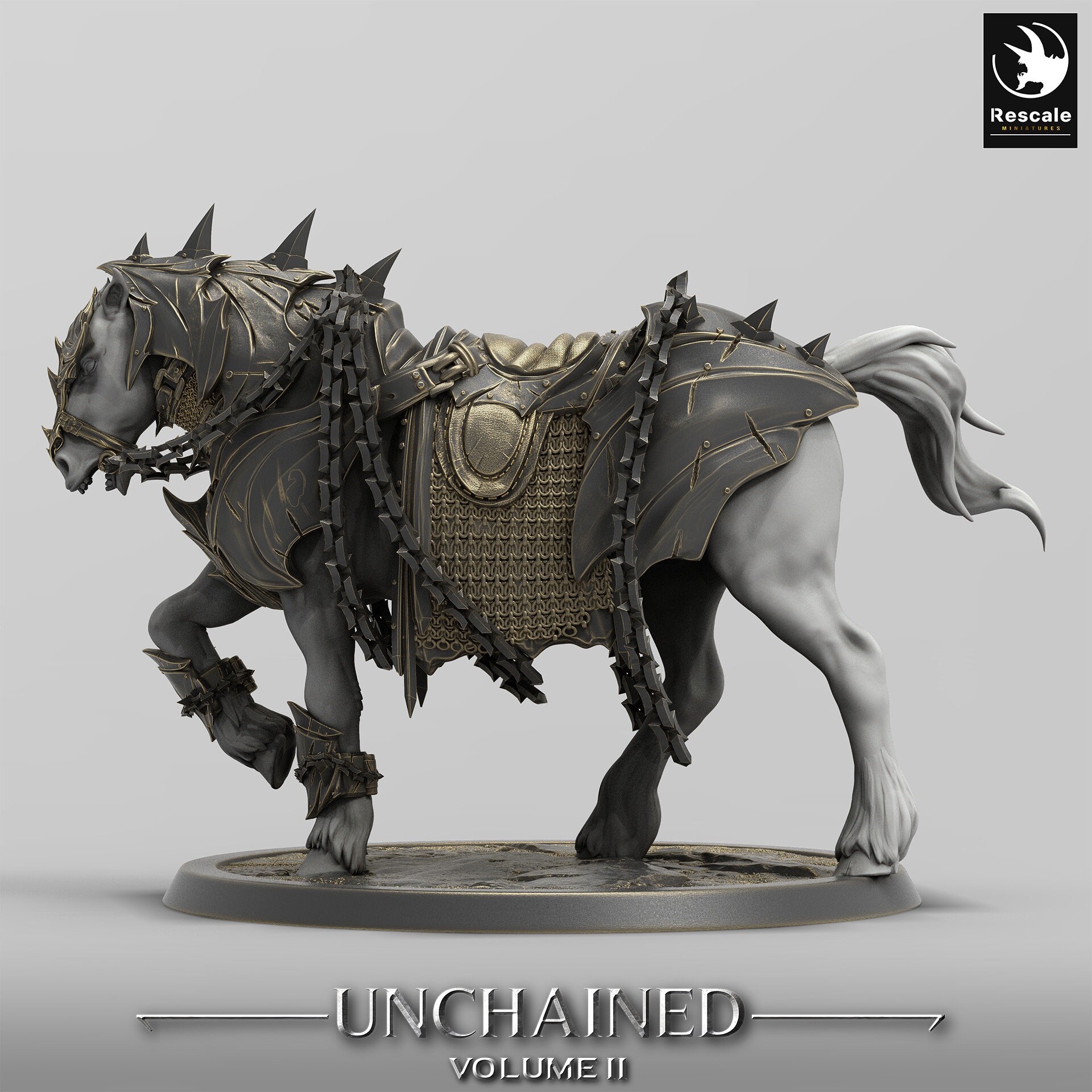 armored-horse-mount-v10-dnd-miniatures-compatible-with-28mm-32mm