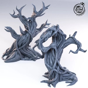 Dead Tree DnD Miniatures compatible with 28mm 32mm tabletop fantasy minis | 20120
