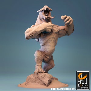 Demon Silver Bat Gorilla v4 Premium Dnd Mini Miniature Figure Figurine 28mm 32mm to 100mm Resin 3D Printed 44336