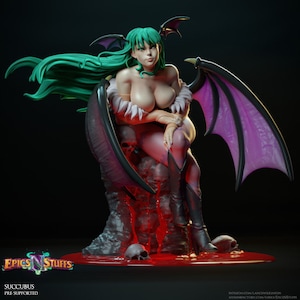 Sexy Female Miniature NSFW Premium dnd Miniature Mini | 28mm 32mm to 100mm | Resin 3D Printed | 45036