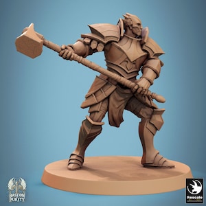 Oathbreaker Paladin Knight Clerc Soldier v13 Premium dnd Miniature Mini Warrior | Impression 3D en résine | 28 mm 32 mm 100 mm|46030