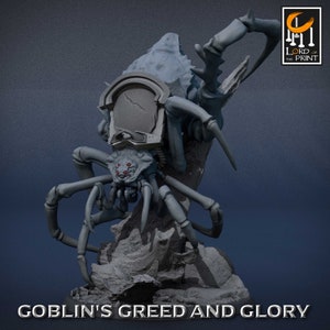 Giant Spider Saddle V2 Premium dnd Miniature Mini | 28mm 32mm up to 100mm | Resin 3D Printed | 43559