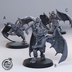 Imp Familliar | Premium 3D Printed Fantasy Tabletop Miniatures 28mm 32mm up to 100mm |  dnd  21667