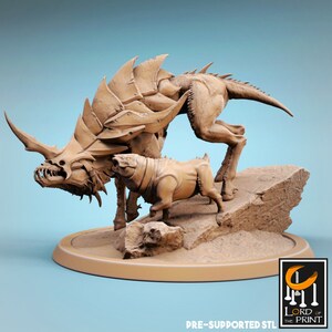 Hell Hound Infernum Dog v5 Premium dnd Miniature Mini | Flesh Hounds HellHound | 43444