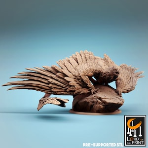 Weiblicher Griffin Griffon Gryphon Premium und Miniature Mini Figure Figur | 28mm 32mm auf 100mm | 44357