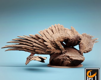 Griffin DnD miniatures compatible with 28mm 32mm fantasy minis | 44357