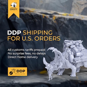 Jormungandr Sea Serpent DnD Miniatures compatible with 28mm 32mm tabletop fantasy minis | 20764 image 7