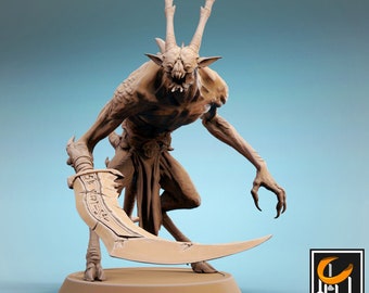 Demon Infernum Soldier v12 DnD miniatures compatible with 28mm 32mm fantasy minis | 43471