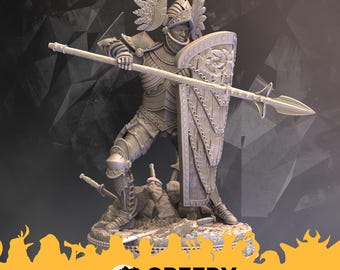Caballero Paladín Humano Miniaturas DnD compatibles con miniaturas de fantasía de 28 mm y 32 mm 50314 DM1121